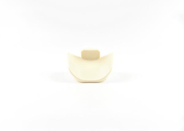 Competition ABS Horse Jump Cups , White Color Horse Keyhole Jump Cups