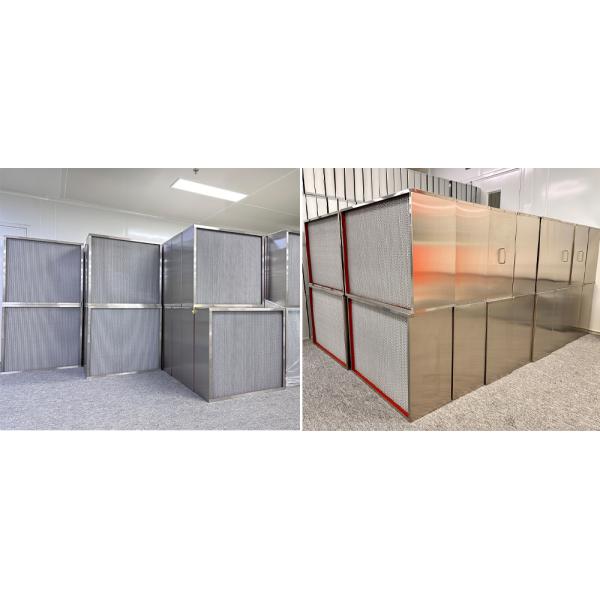 Высокотемпературный воздушный фильтр 15.6㎡ HEPA большая зона фильтра для фабрики еды