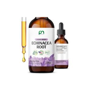 Alcohol Free Immune Support Drops Liquid Echinacea Supplement 680mg Glycerin Based