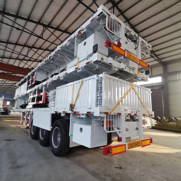 Полуприцеп для перевозки грузов для строительства с размером 13000X2500X2100MM и осью Fuwa/BPW