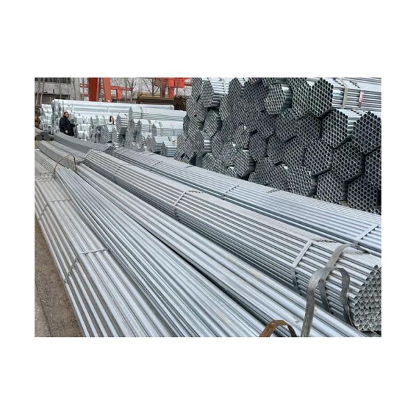 Round Square Galvanized Iron Gi Pipe Silver Carbon Q235B Steel ODM