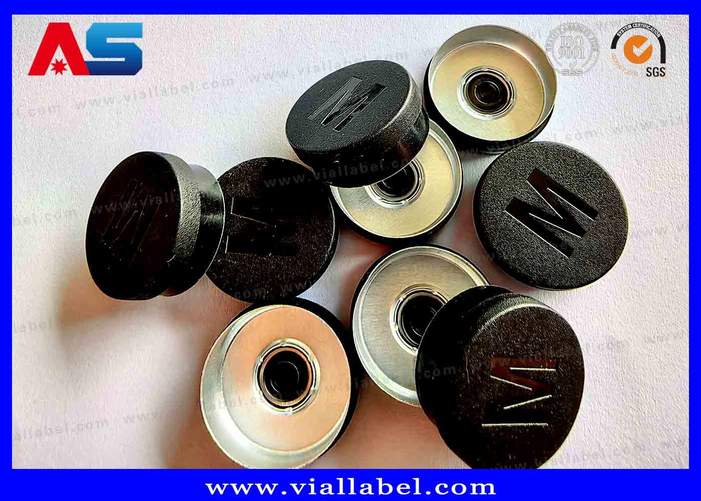 Custom Printed 20mm Flip Top Vial Caps | OEM Pharmaceutical Vial Seals Manufacturer | Tamper-Evident Injection Bottle Caps