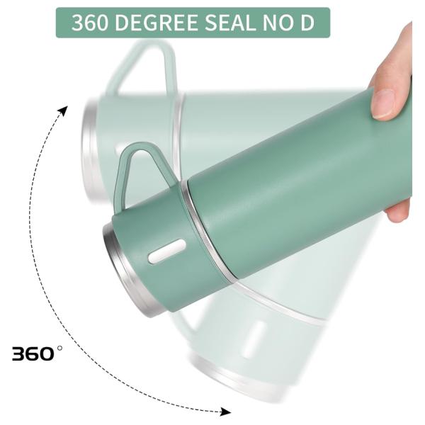 500ml Vacuum Flask Double Wall Stainless Steel Insulated Water Bottle Bpa Free