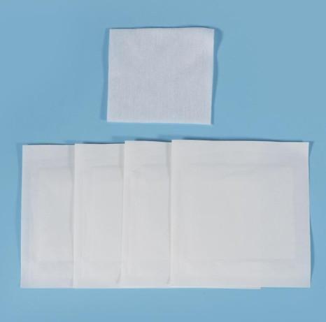 Non Woven Cotton Pad Wool Surgical Absorbent 85 93 Whiteness CE  FDA Disposable Wound non woven Pad Swab Non Woven Gauze Swab gauze sponge