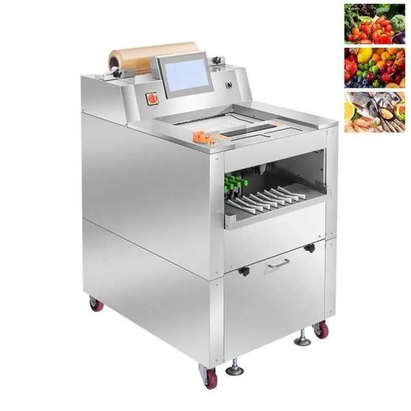 Electric Automatic PLC-Controlled Plastic Wrap Packaging Machine for Food and Commodity Sealing