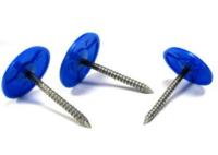La toiture en plastique couverte colorée de PE de Ring Shank cloue 3/4 pouce