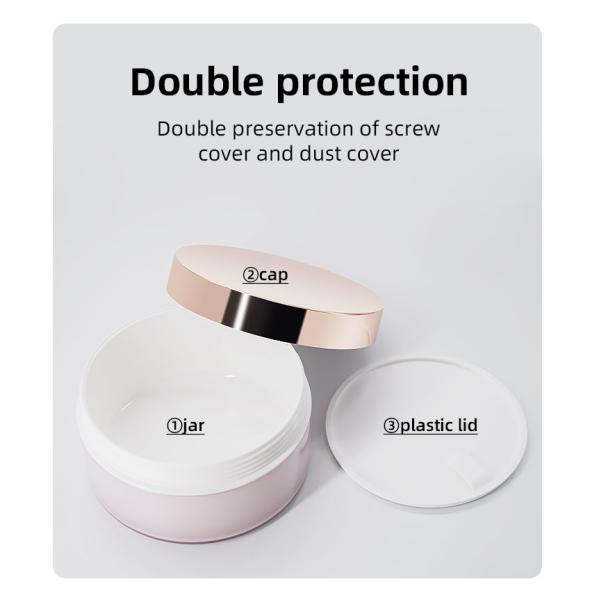 Светлый - голубой пинк 200g КАК опарникы PP косметические для Moisturizing стороны/тела