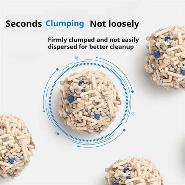 OEM ODM Mixed Cat Litter Tofu & Bentonite Mixed Litter For Pets