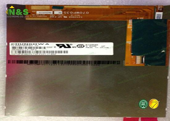CPT CLAA070WP03XG 7 inch tft lcd display , industrial display solutions