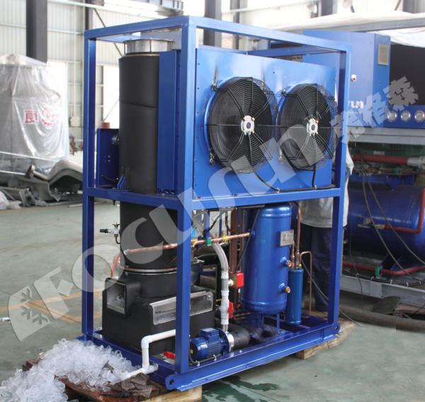 1T Máquina de gelo de tubo com componentes de núcleo PLC fabricados diretamente pelos fabricantes