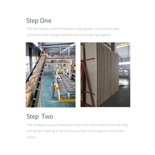 15 мм/ 20 мм/ 25 мм/ 35 мм деревянная шерсть и цементные акустические панели для поглощения звука