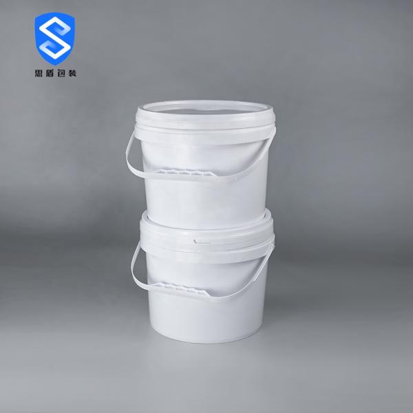 Plastic PP 5 Liter Round Plastic Drum 360g Dia 222mm 205mm