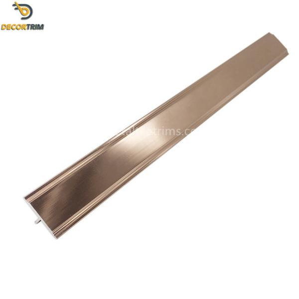 Flooring T Shaped Transition Strip Polish Rose Red 20mm Width ODM