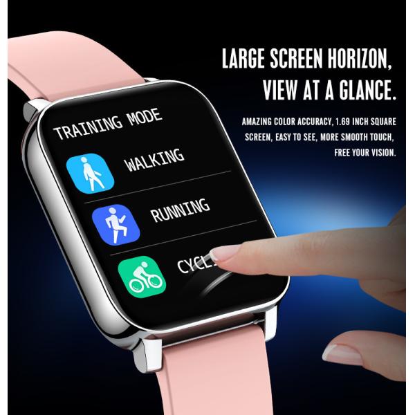 Нордический 52832 1.69in умный монитор здоровья управлением музыки дозора IOT спорта