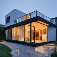 Maison de conteneurs pliable détachable résistant à la corrosion pour une utilisation en extérieur