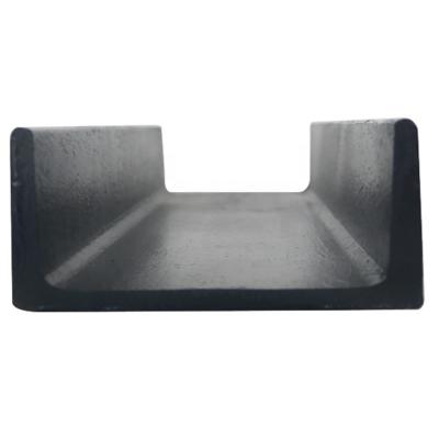 Hot Rolled U Channel Beam Q195 / Q235 C Shaped Steel Beam Processing Parts