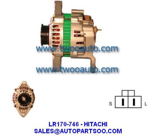 LR165-711B LR170-746 - HITACHI Alternator 12V 70A Alternadores