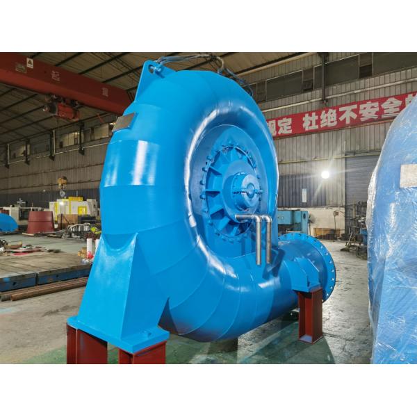 Francis Water Turbine Generator with 40~50years Lifespan 4.3-18.2m3/s Discharge and Customizable Color Options