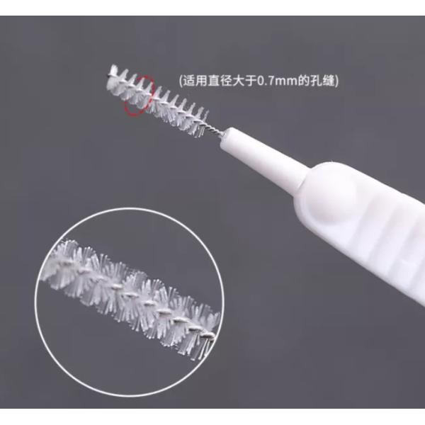 Щетка пластиковой ручки телефона отверстия выхода душа посуды мини очищая