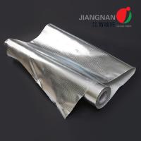 Matériau d'emballage en fibre de verre ignifuge recouvert d'aluminium avec une forte réflexion de la lumière