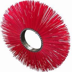 Galvanized 25  660mm Bobcat Street Sweeper Replacement Brushes