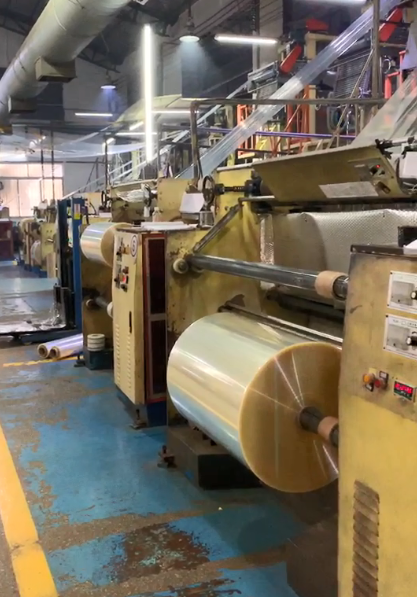 Película de embalagem de PVC tubular / manga de compressão térmica para rótulo