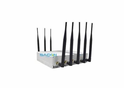 18w Sliver 4G WIFI Bloqueador de sinal telefónico Interruptor 8 canais Para a escola