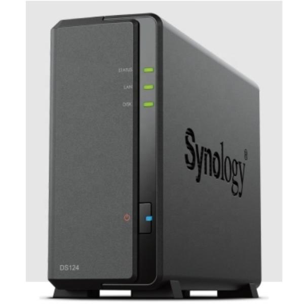DS124 Réseau connecté stockage 1 baie 3,5 pouces 1xGbE NAS Realtek RTD1619B Quad Core