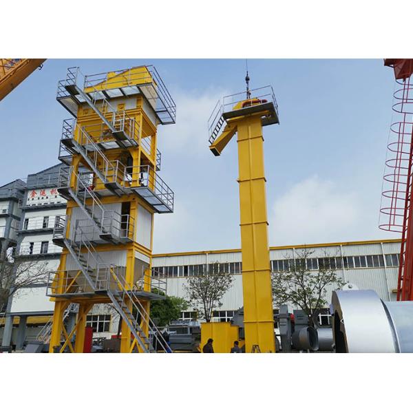 Емкость смешивая завода 80т/Х асфальта завода асфальта смешивания желтого цвета горячая