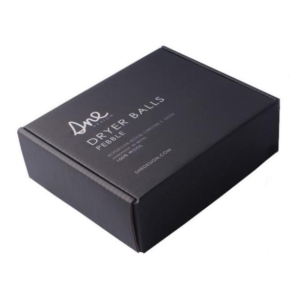Matte Black Cardboard Jewelry Gift Boxes For Shipping Goods Offset Printing