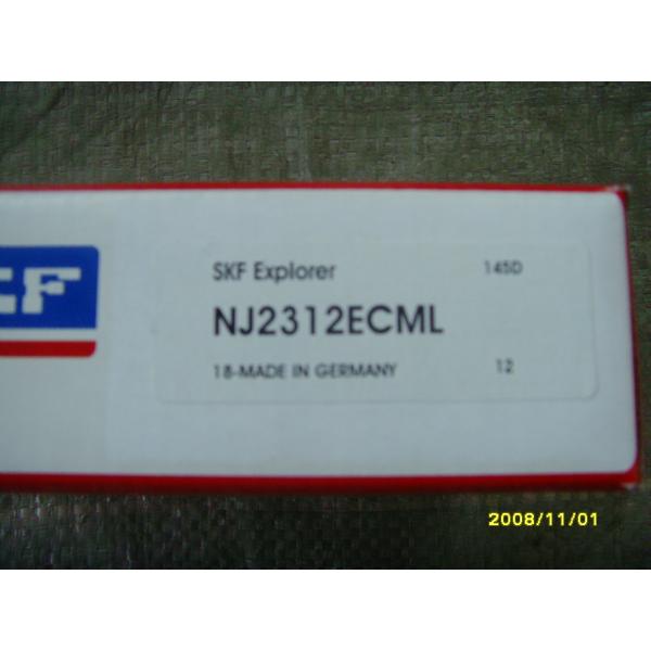 NJ 2312 ECM 60 X 130 X 46 MM High Speed Ball Bearing Low Friction Coefficient