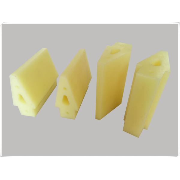 Шабер растворяющего упорного сквиджиа печати экрана/полиуретана желтого цвета