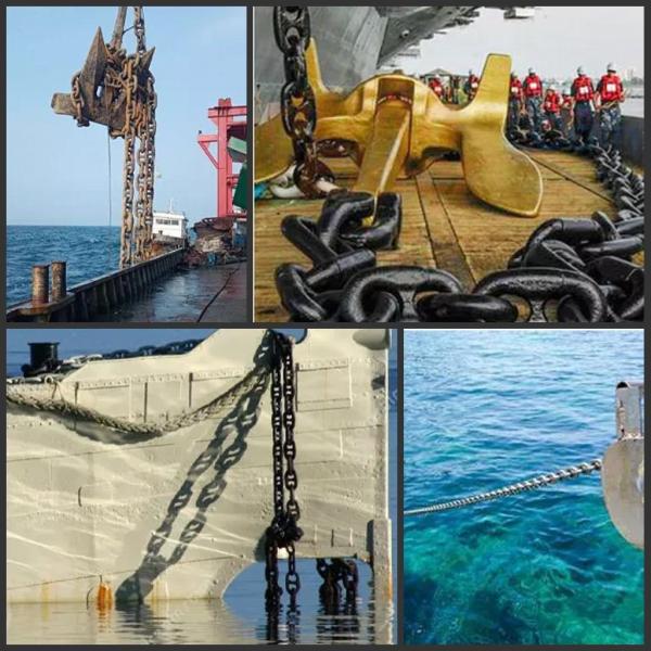 Длинная и короткая цепочка подъемных звеньев из нержавеющей стали