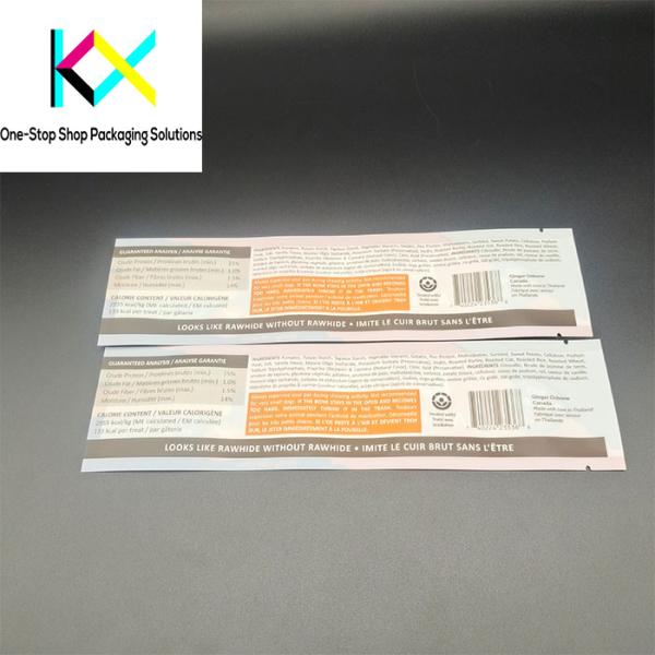 Transparent Window Plastic Pouch Bags Three Side Seal Pouches 110um