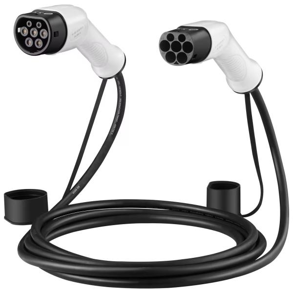 Cable de charge de type 2 à type 2 pour véhicules électriques 16A 220V 5M