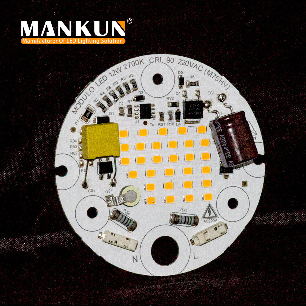 DOB 12W Ra90 наивысшей мощности вокруг триака Dimmable 0V 10V модуля СИД