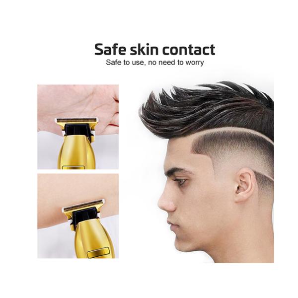 Waterproof T Blade Cordless Hair Trimmer Rechargeable Zero Gapped 50-60Hz