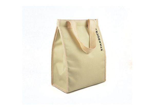 Silk Screen / Heat Transfer Nylon Cooler Bags Insulated Totes For Food