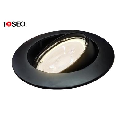 Morre o círculo Gu10 de Alu da carcaça Recessed os dispositivos elétricos de Downlight ajustáveis