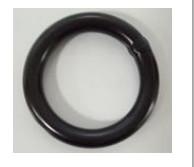 Full body harness accessories black O ring Isure Marine