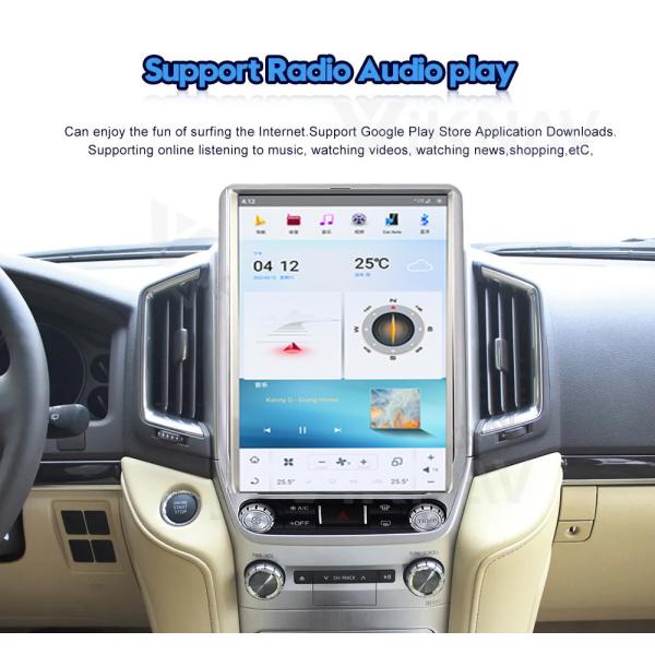 16 дюймовый Android сенсорный экран головный блок для навигации Land Cruiser GPS мультимедийный проигрыватель беспроводный Carplay 4G