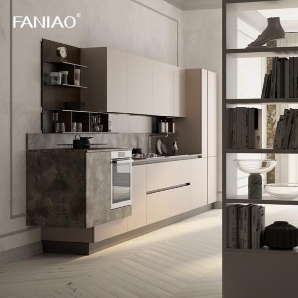 Подрядчик строительного проекта RTA Массивные деревянные меламинные MDF фанеры Кухонные шкафы