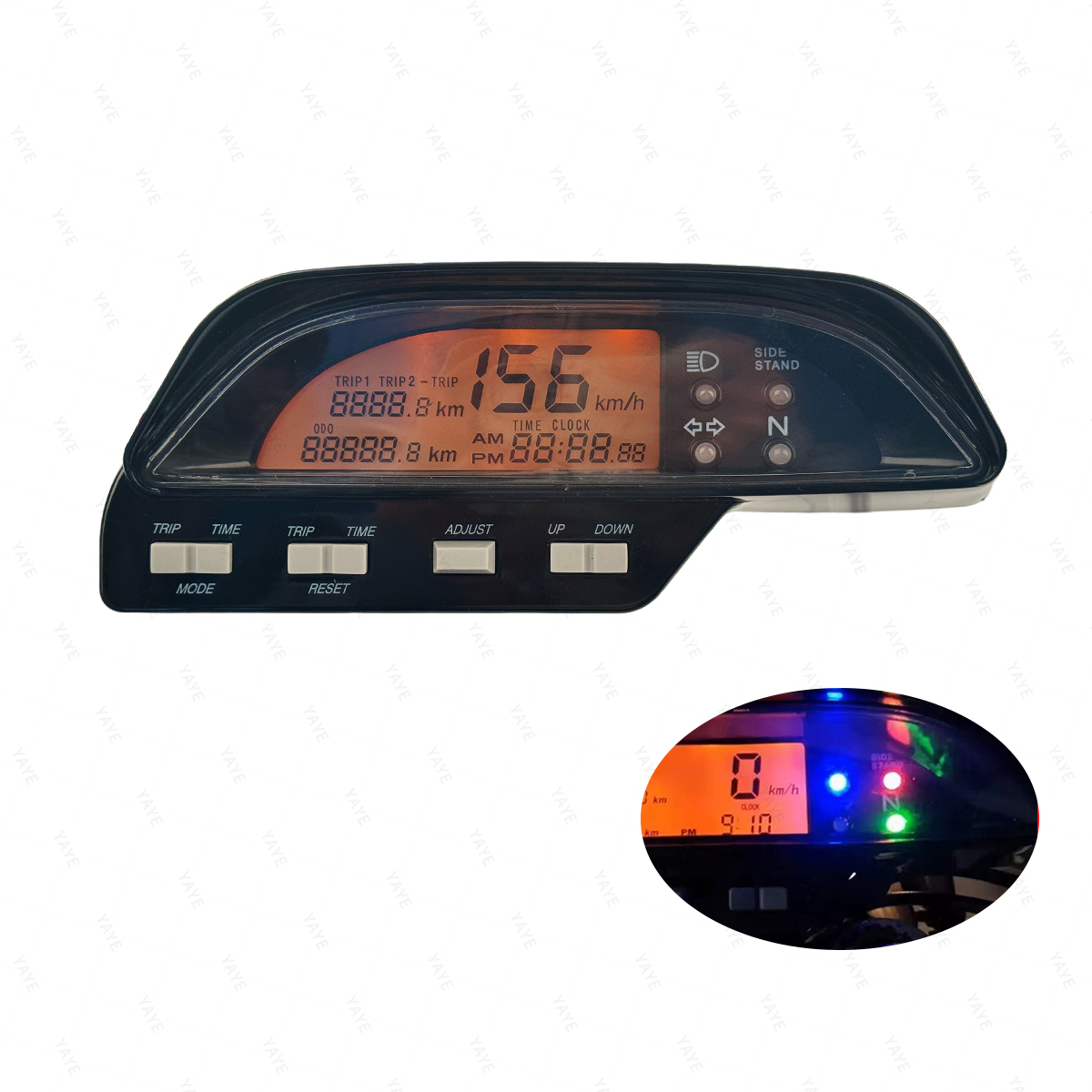 Motorcycle Instrument Panel Assembly Speedometer Tachometer Odometer for Honda XR250 Tornado 2001-2008