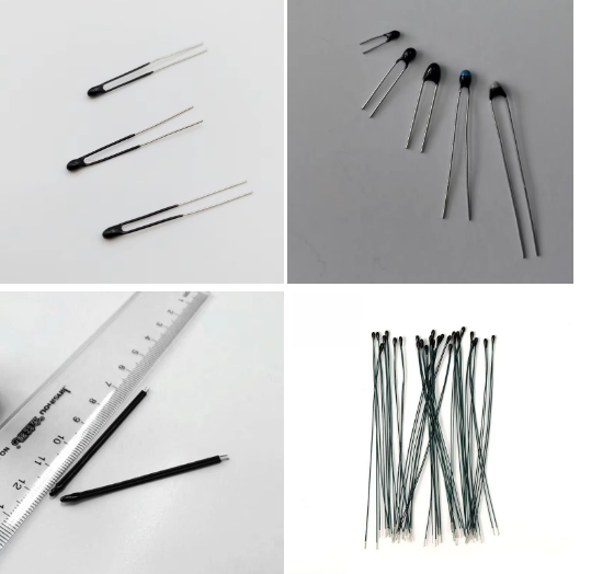 High Precision Fast Response Custom 10K NTC Thermistor 3950 3977 3435 Epoxy Temperature Sensor with -40~150°C Wide Temp Range for HVAC Household Appliance Battery Pack Industrial Temperature Monitorin