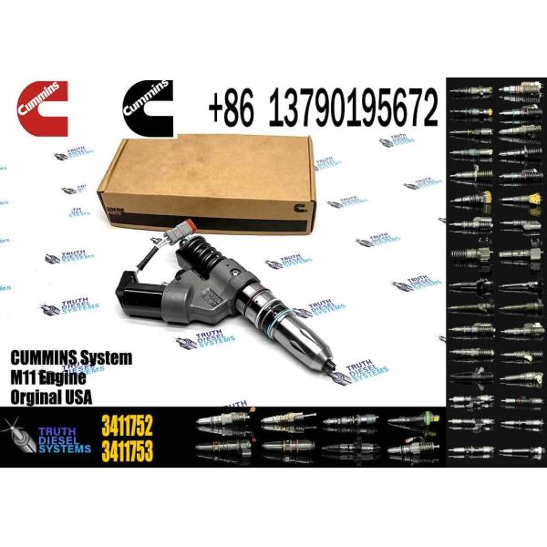 Spot Goods Fuel Injector 3406604 3064881 4026222 3411752 3084589 for Cummins M11 ISM11 QSM11 Diesel Engine Spare Parts