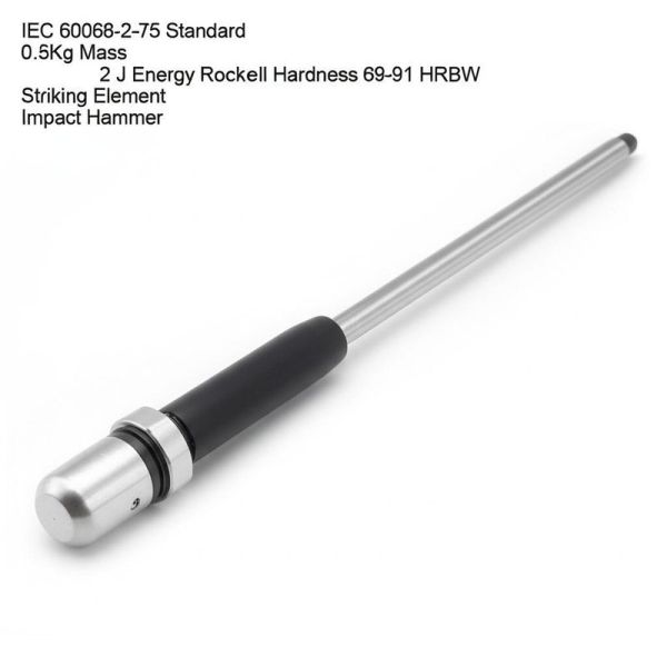 IEC 60068-2-75 Standard 0.5Kg Mass 2 J Energy Rockwell Hardness 69-91 HRBW Striking Element Impact Hammer