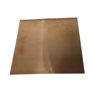 C17300 C17450 C17700 Banda de aleación de cobre Placa de cobre de berilio Placa de bronce de fósforo