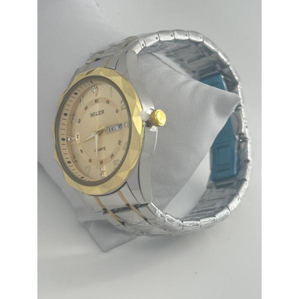 ML-1003 Reloj de pulsera de cuarzo Reloj a prueba de agua Reloj luminoso Reloj de acero inoxidable