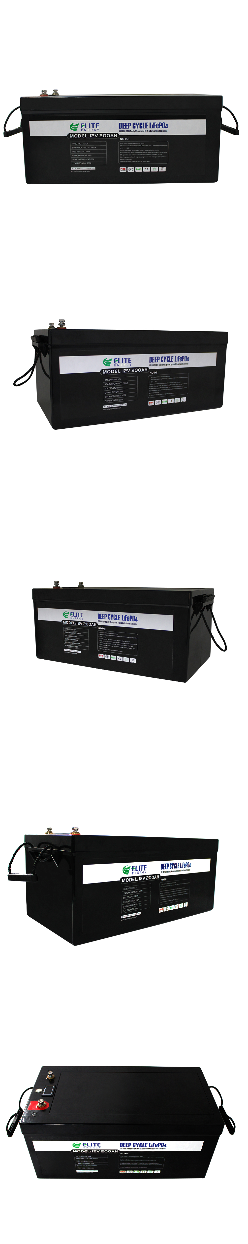 батарея лития блока батарей 200Ah иона 2560Wh 12V Li для UPS RV EV