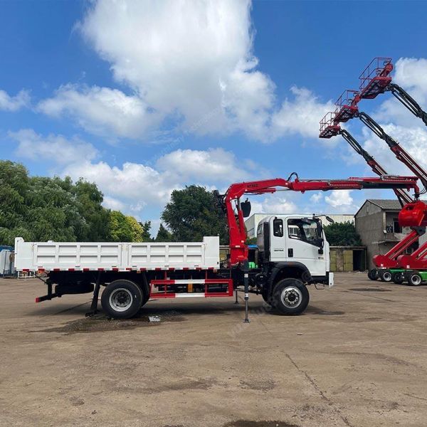 Truck Mounted Crane 2ton 3ton 5ton Knuckle Boom Hydraulic Lifting Crane